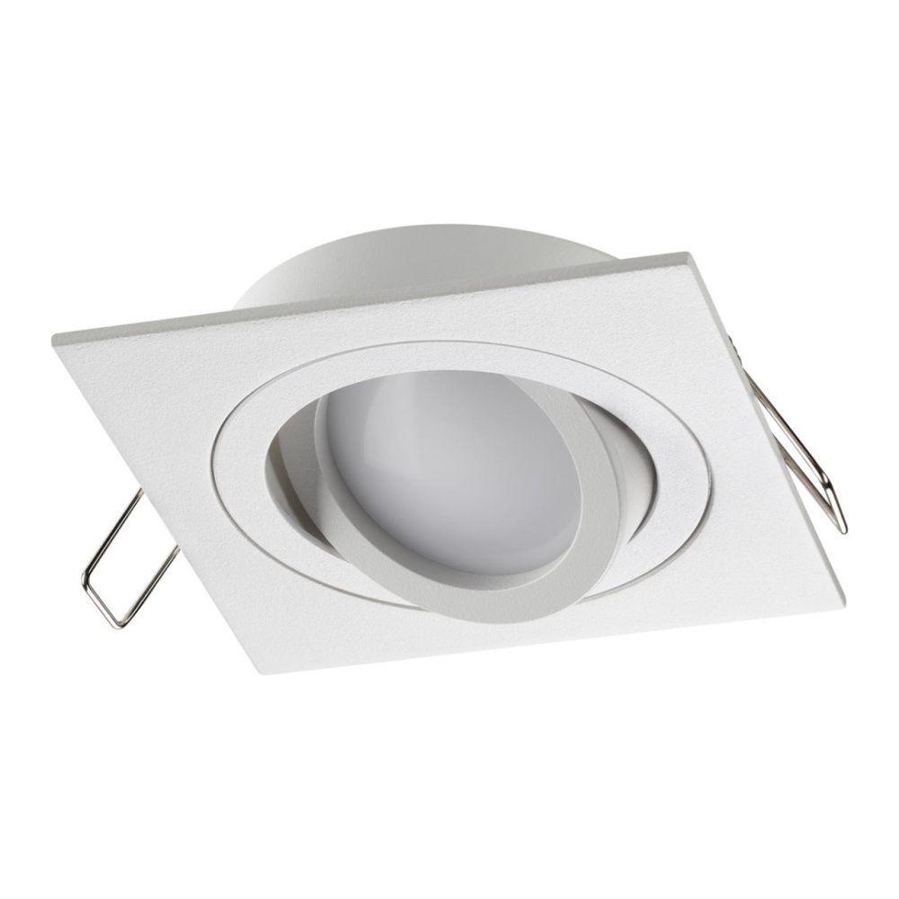 Светильник встраиваемый поворотный 9 см, Novotech Morus 371019, белый