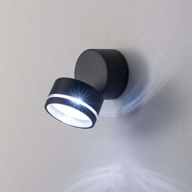 Уличный светодиодный светильник Citilux CLU0008R, LED 6W, 4000K, черный, диаметр 9 см