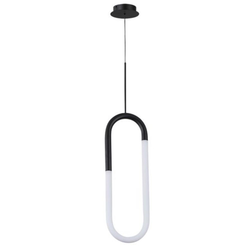 Светильник подвесной 2*15*45 см, 1 LED*20W, 3500 К, Arte Lamp Lumino A2233SP-20BK, Черный