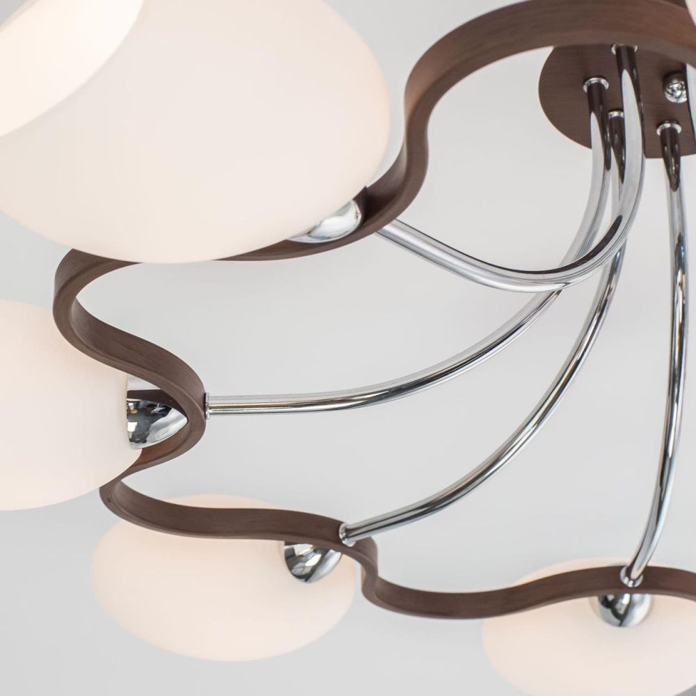 Люстра Диаметр 81 см Citilux CL131181 хром/венге