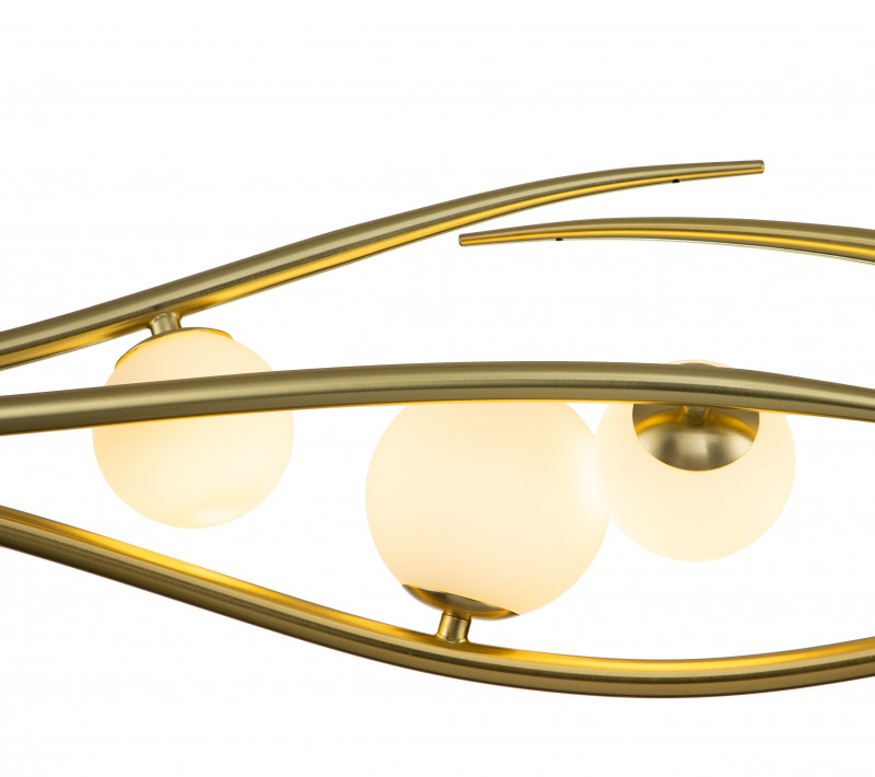 Подвесной светильник 1000*205*230/1385 мм, 5*G9 золото Indigo Flusso V000230, 11025/5P Gold