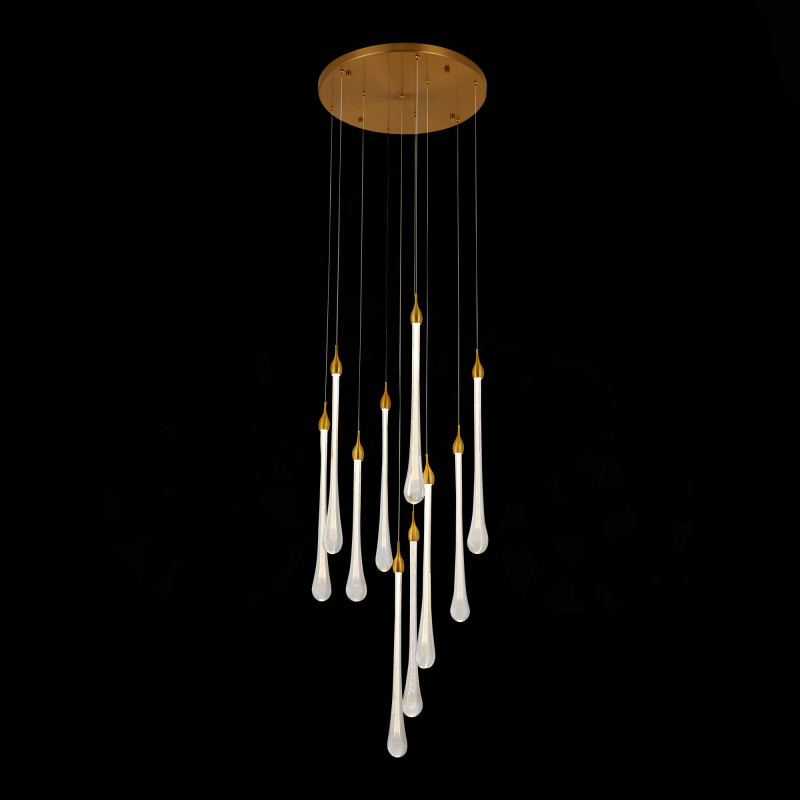 Светильник подвесной 50 см, 27W 4000K ST LUCE Faenza SL6103.203.09 Золотистый
