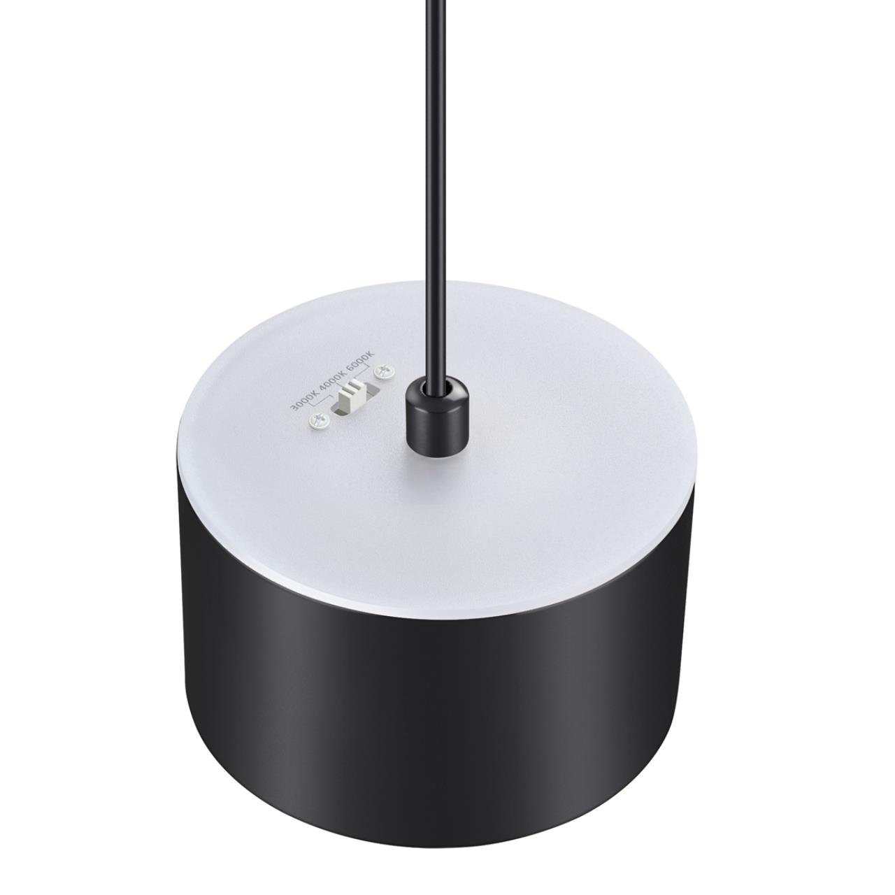 Светильник 10 см, 15W, 3000-6000K, Novotech Spot Giro 358965, черный