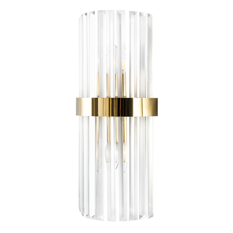 Бра Crystal Lux SORPRESA AP2 BRASS/TRANSPARENTE Бронза