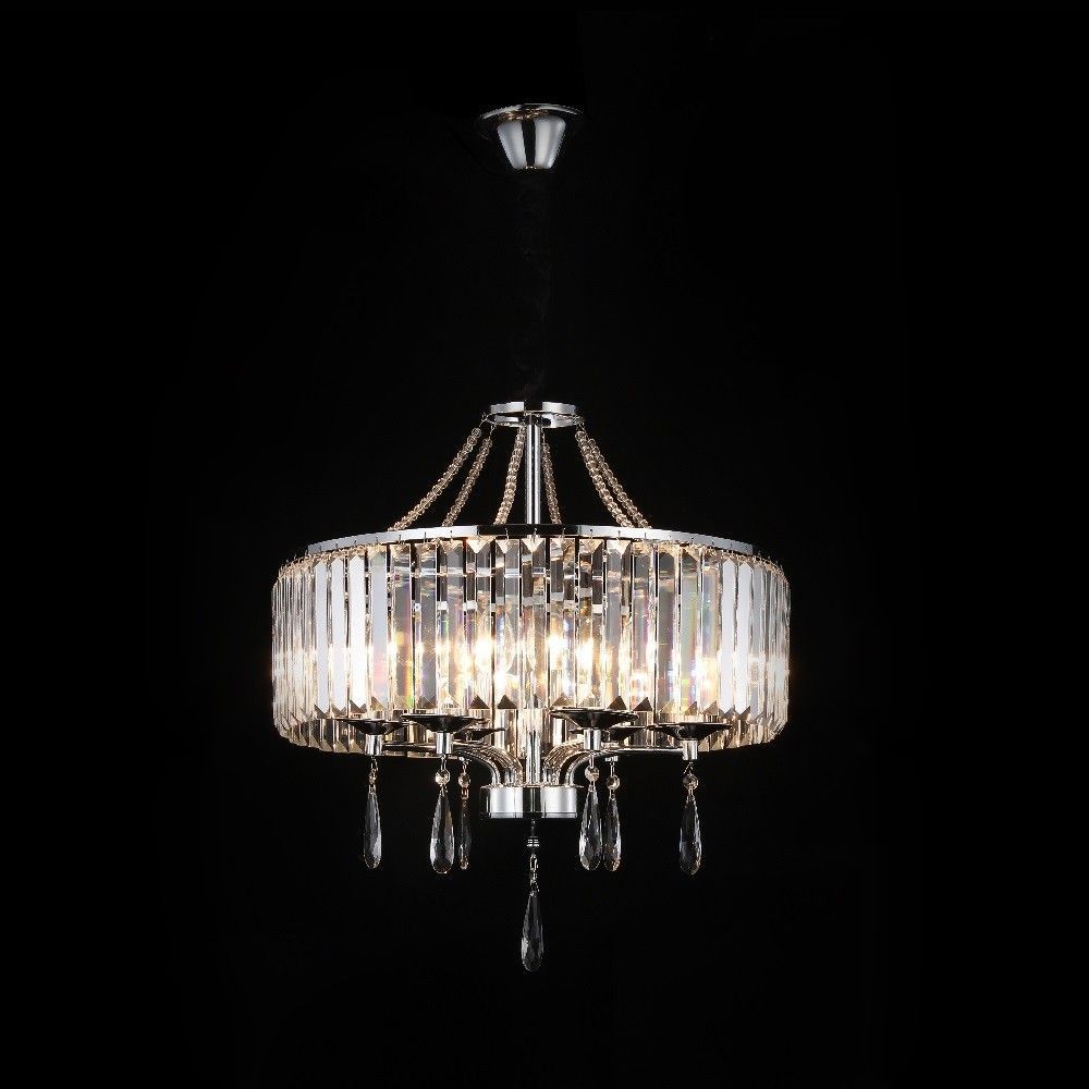 Люстра 50*50*90 см, 6*E14 Gerhort G21121/6CR+CL, Хром