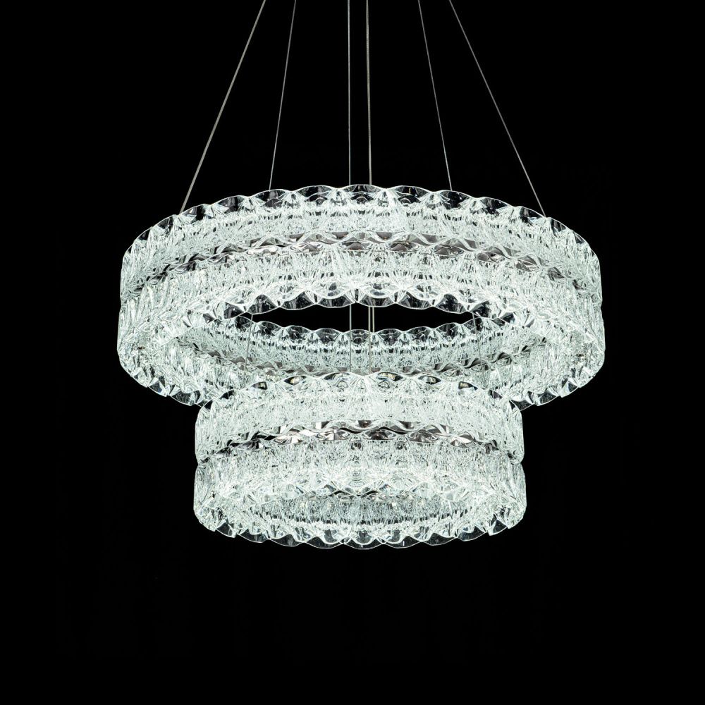 Люстра *60*13 см, LED*75W, 3000-6000K, Modelux  ML.8185.600.400 CR, Хром