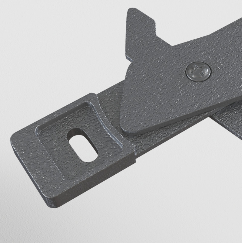 Фиксатор для накладного монтажа S35 серый для накладной трековой системы Maytoni Technical Magnetic track system S35 TRA004HS-21S СерыйIP 20