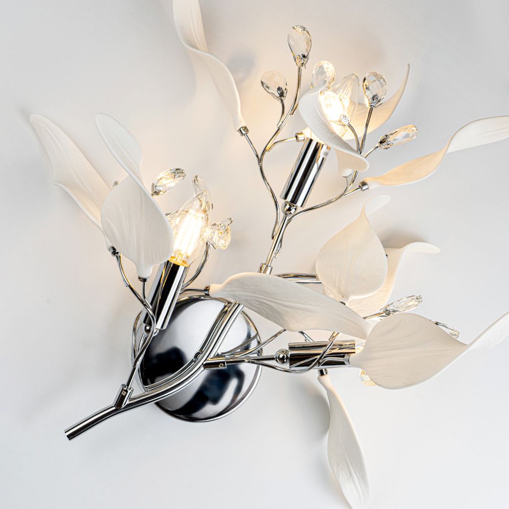 Бра 54*27*49 см, Е14*40W, Modelux  ML.6808.450P CR, Хром