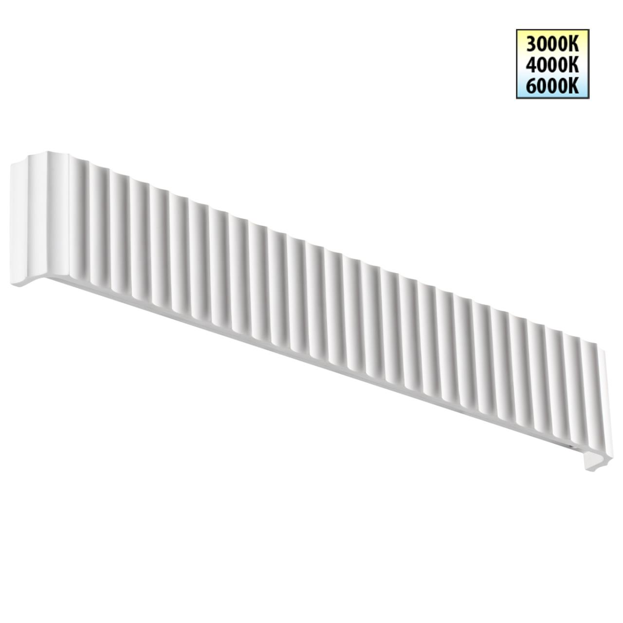 Бра 10*60 см, 16W, 3000-6000K Novotech Yeso с переключателем цв.температуры 359403 белый