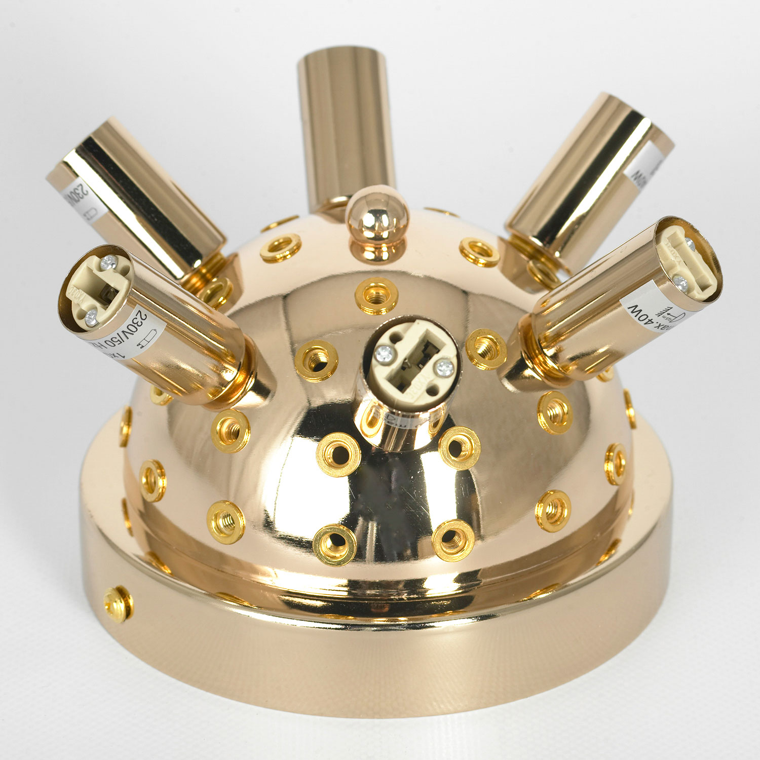 Люстра потолочная Lussole LSP-8782, 60*35 см, блестящее золото