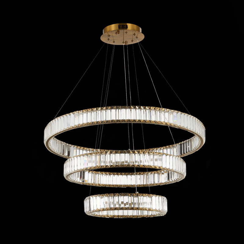 Люстра подвесная 82 см, 122W 4000K ST LUCE TIVOLI SL1622.303.03 Латунь