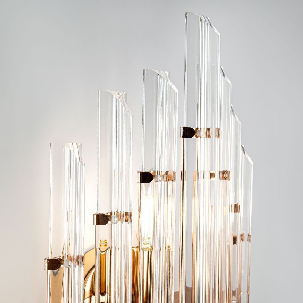 Бра 23*13*50 см, Е14 2x40W, Золото MODELUX ML.535.02 GD