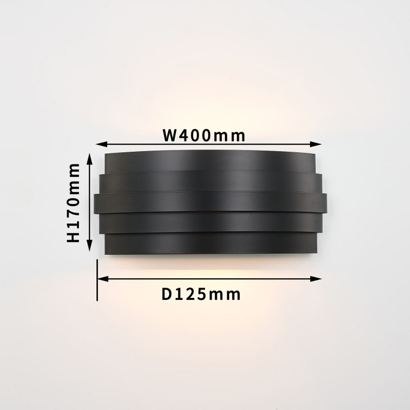 Бра 40 см, Favourite Tantas 4123-2W, черный