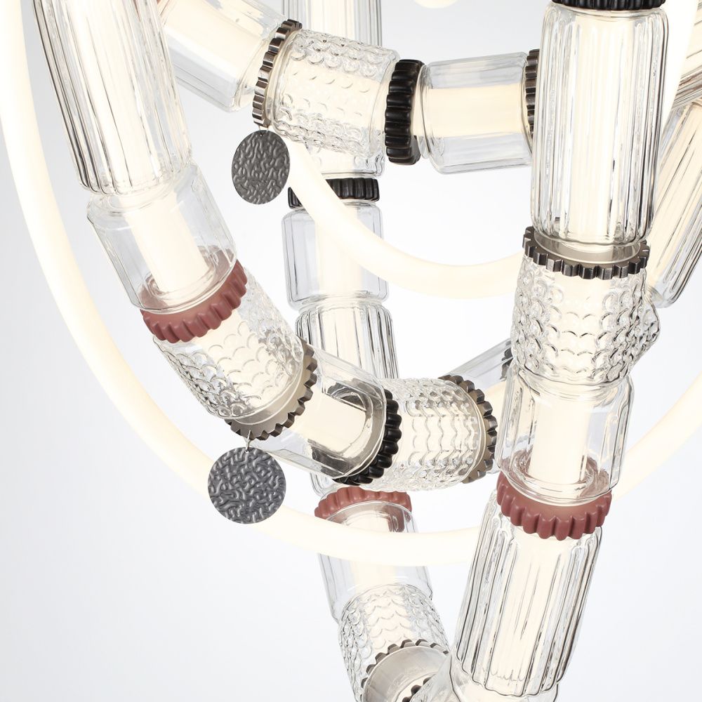 Светильник 60 см, 80W, 4000K, Odeon Light 5456/80CL, никель