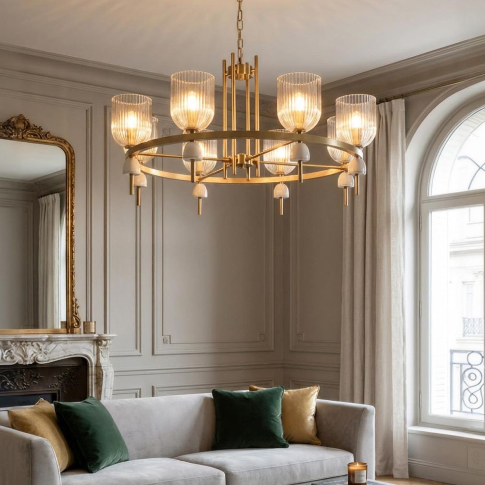 Светильник 81 см, Citilux CARSON CL255183, латунь