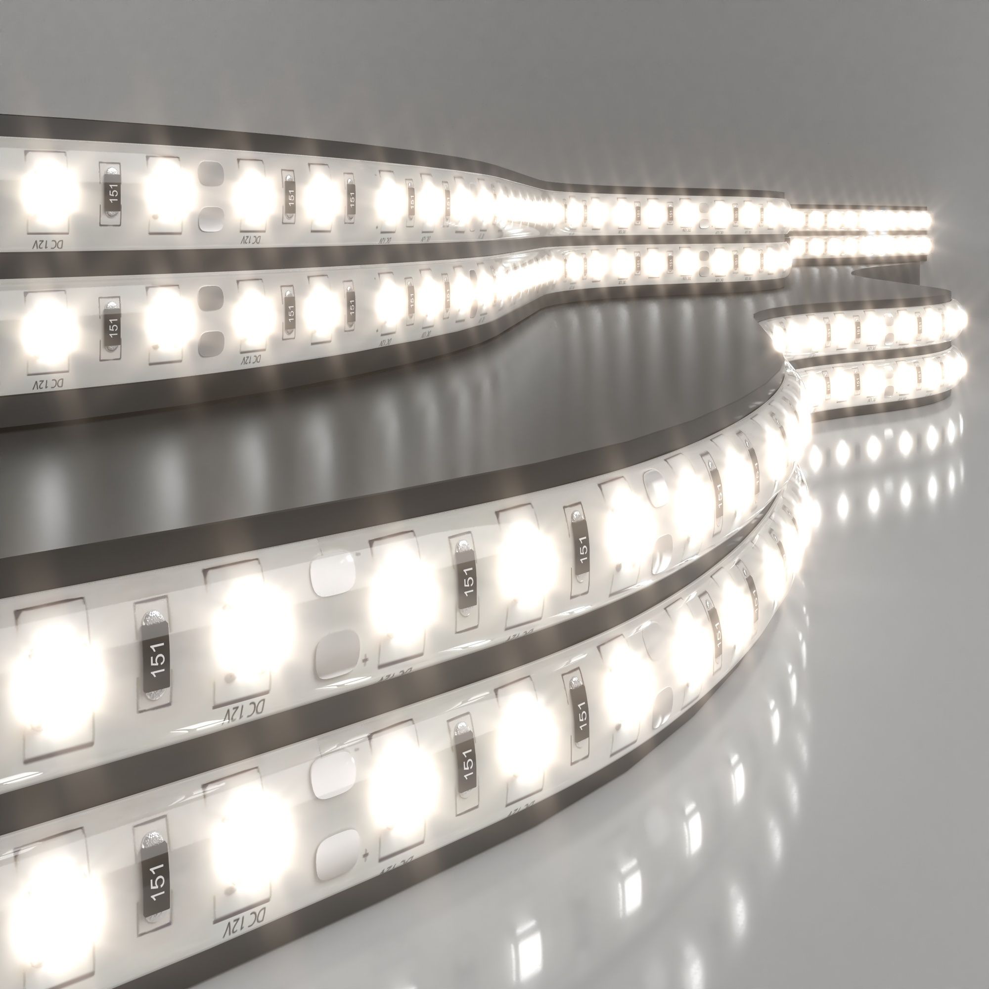 Светодиодная лента Лента светодиодная 12V 14,4W 60Led 5050 IP65 дневной белый, 5м Elektrostandard