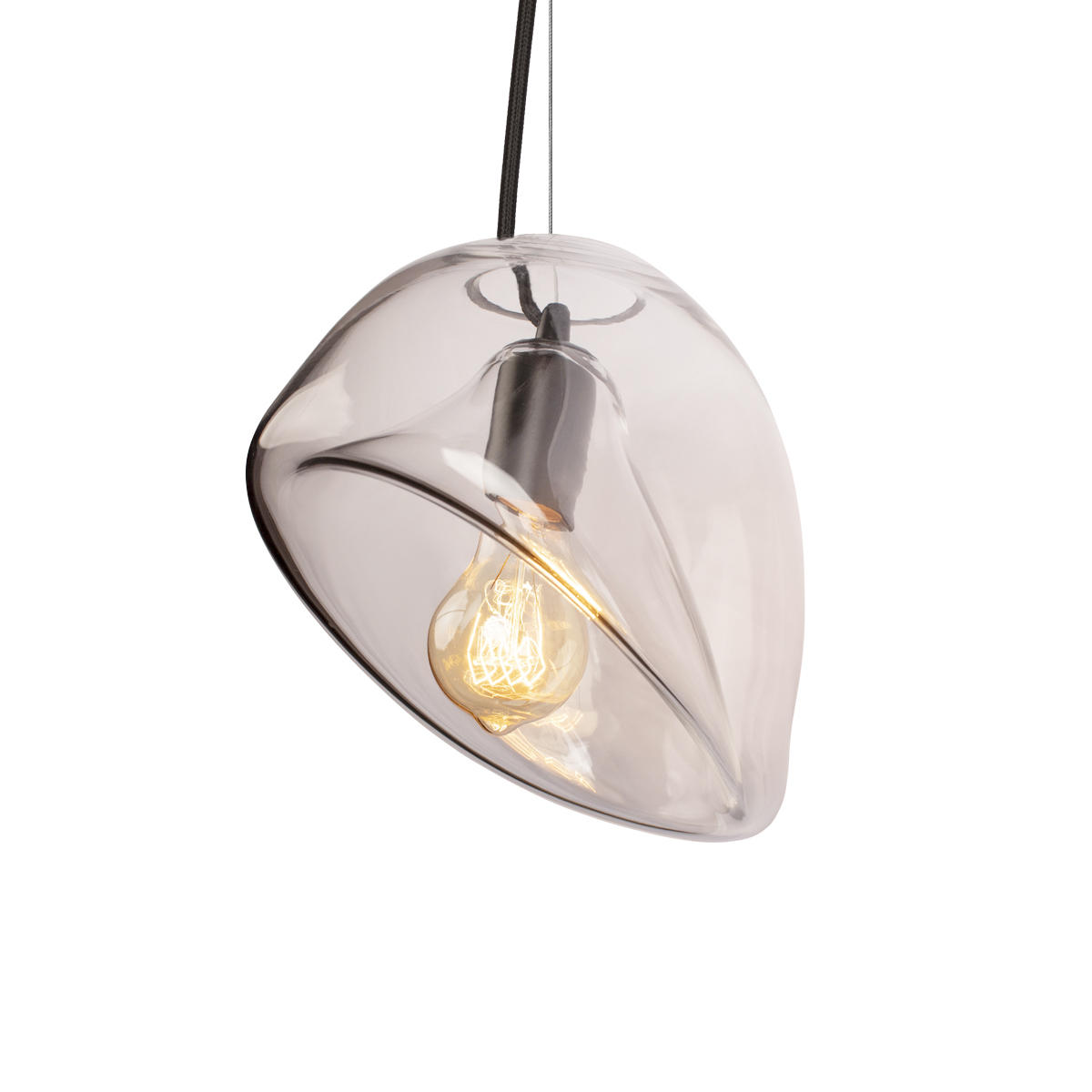 Подвесной светильник 25*25 см, 1*E27*40W  LOFT IT Gallo 10293 Clear черный