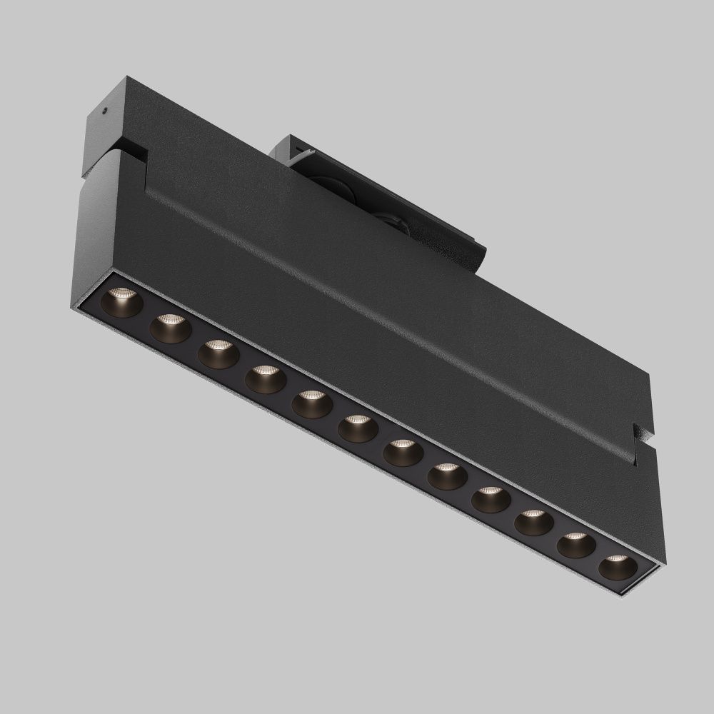 Трековый светильник  TR224-1-12WCCT-M-B 21,9*3,2*-10,7 см, *LED*12W, K, Maytoni technical UNITY TR224-1-12WCCT-M-B, Черный