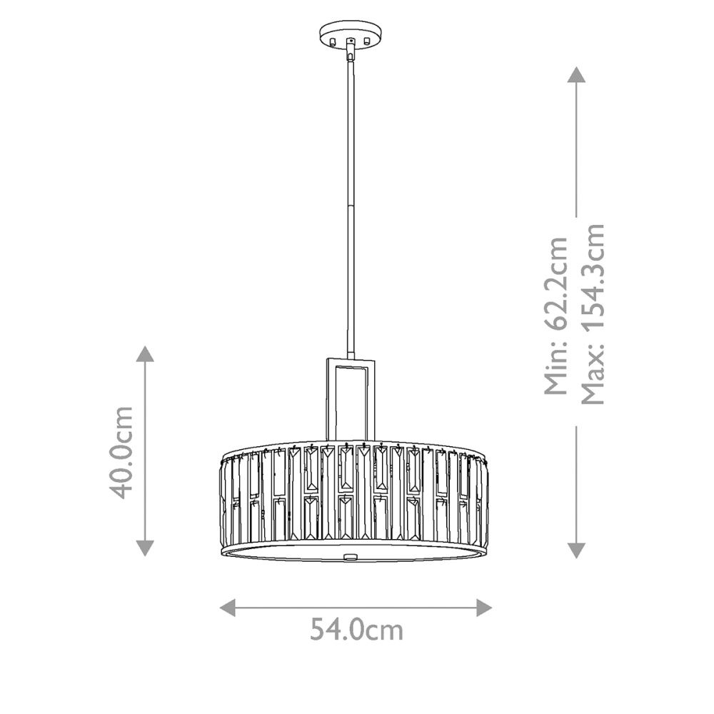 Подвесной светильник Hinkley Lighting, Арт. HK-GEMMA-P-C-VBZ
