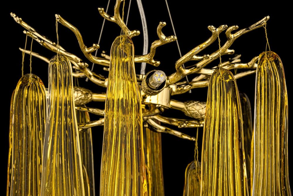 Люстра подвесная *37* см, 3*G9*40W, Dio D`arte Tavenna Gold Tavenna H 1.5.32.124 G, золотой