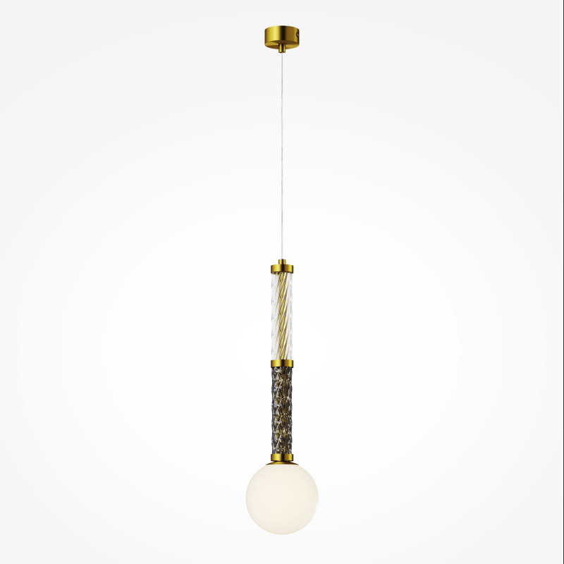 Накладной светильник 12*12*349,5 см, 1*G9, 28W, Maytoni TEATRO MOD287PL-01BS1 латунный