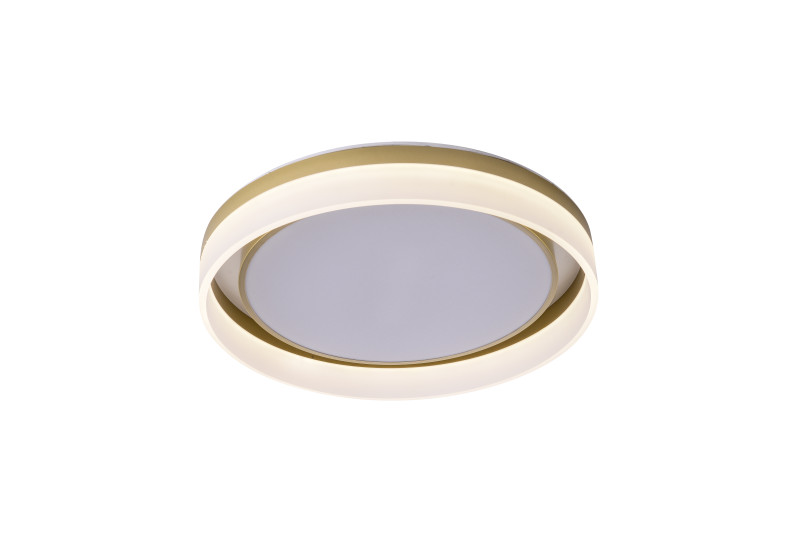 Накладной светильник 50*7 см, LED, 92W, 3000K-6000K Zortes Adel ZRS.1200.01, латунный