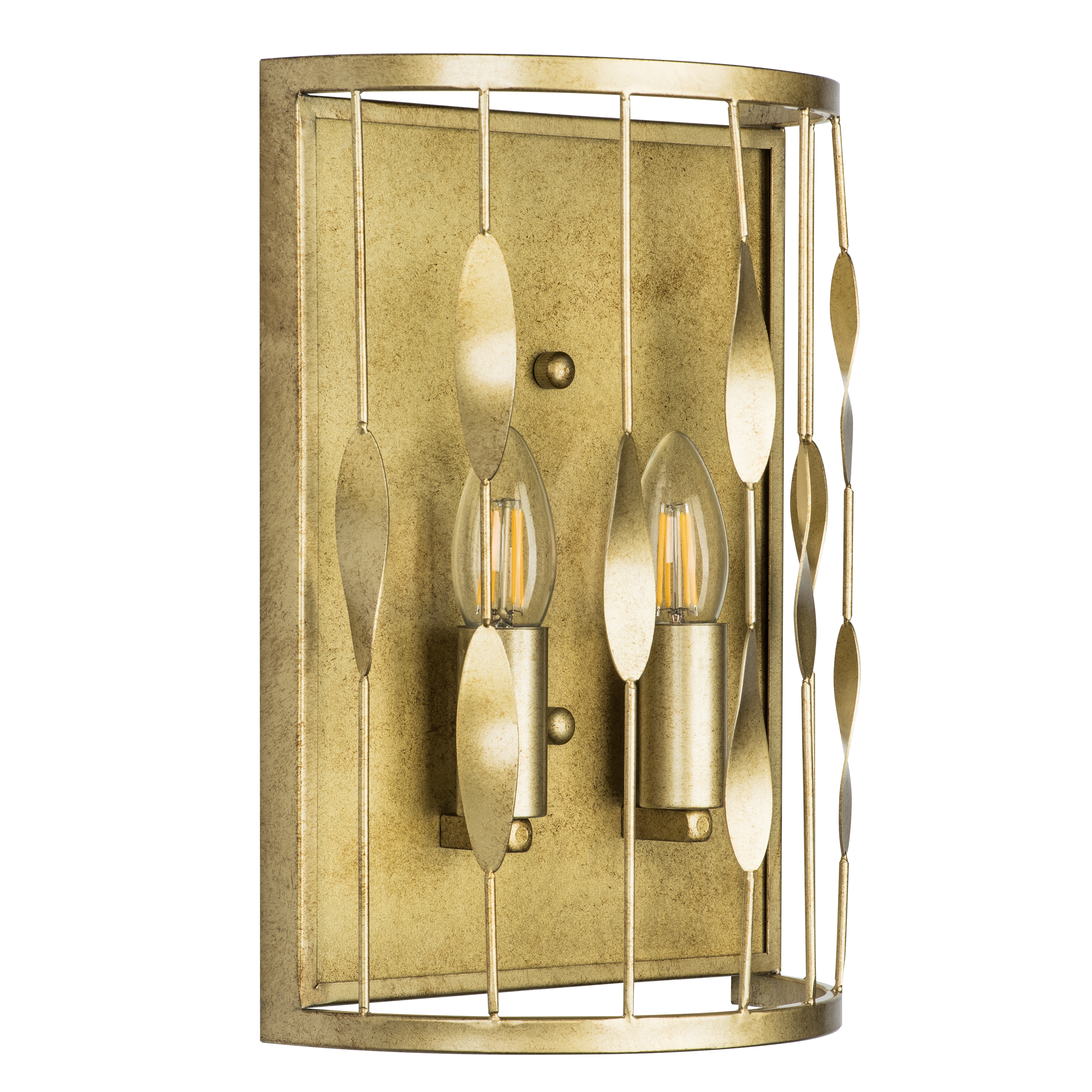 Бра 11*22 см, 2*E14*12W, Состаренное золото Lightstar Firenze 725523