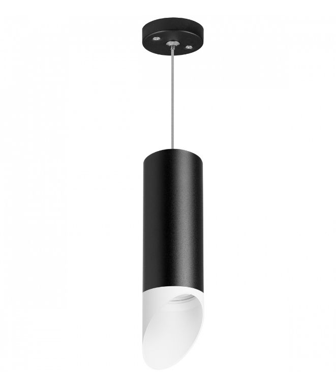 Светильник подвесной Lightstar Rullo RP48736, черный-белый
