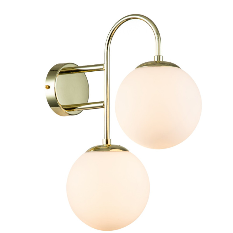 Настенный светильник 150*300*375 мм, 2*E14 золото Indigo Voga V000328, 13017/2W Gold