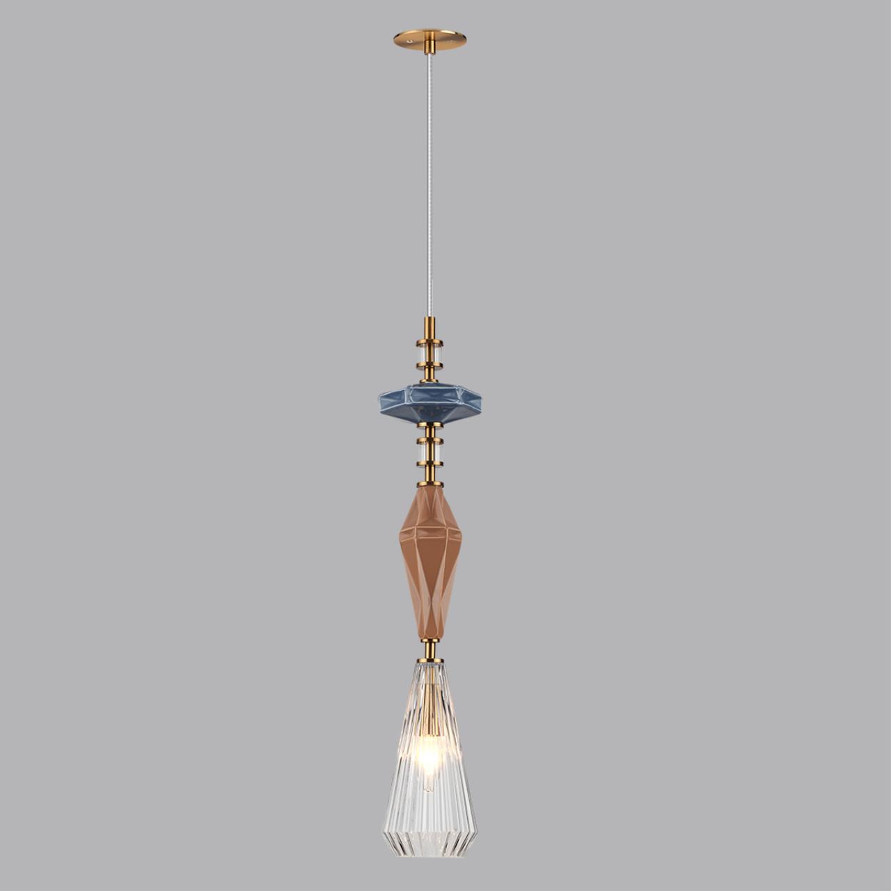 Подвес 1*E14*1*40W Odeon Light Terra 5414/1B, античная бронза