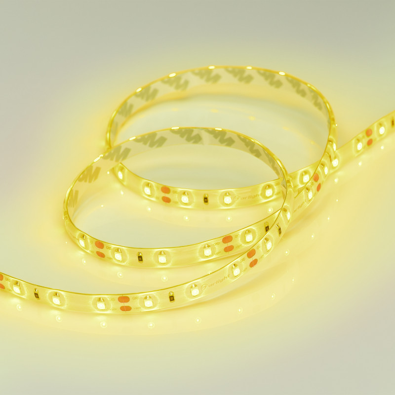 Лента герметичная RTW-SE-A60-8mm 12V Yellow (4.8 W/m, IP65, 2835, 5m), Arlight 015731(2). Цена указана за 5 метров. Продается кратно 5 метрам.