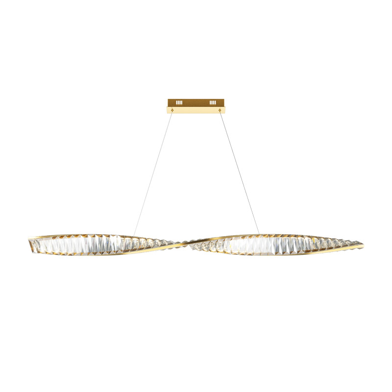 Подвесной светильник 120*8*311,1 см, LED, 36W, 3000К, Maytoni Krone P097PL-L36BS3K латунный