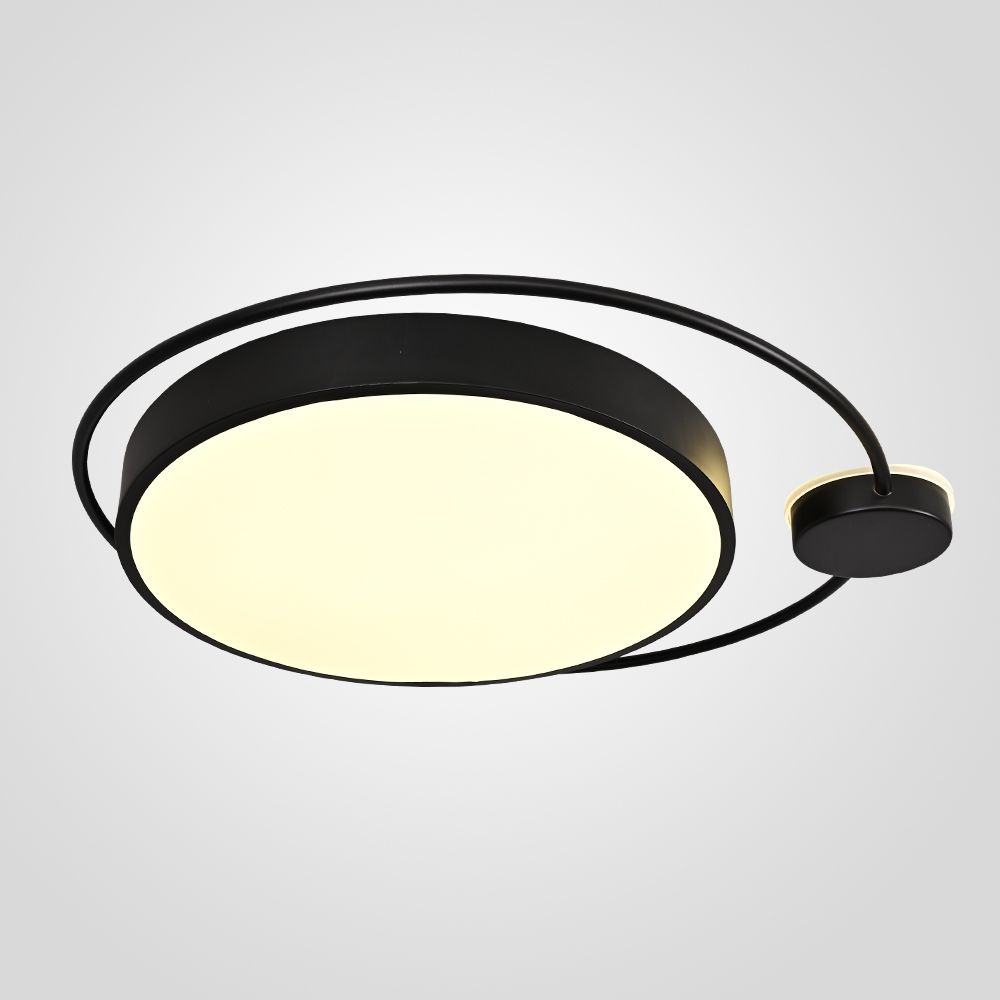 Потолочный светильник DESTIN D60 Black 60*60* см, 1*LED*48W, ImperiumLoft DESTIN01, Чёрный