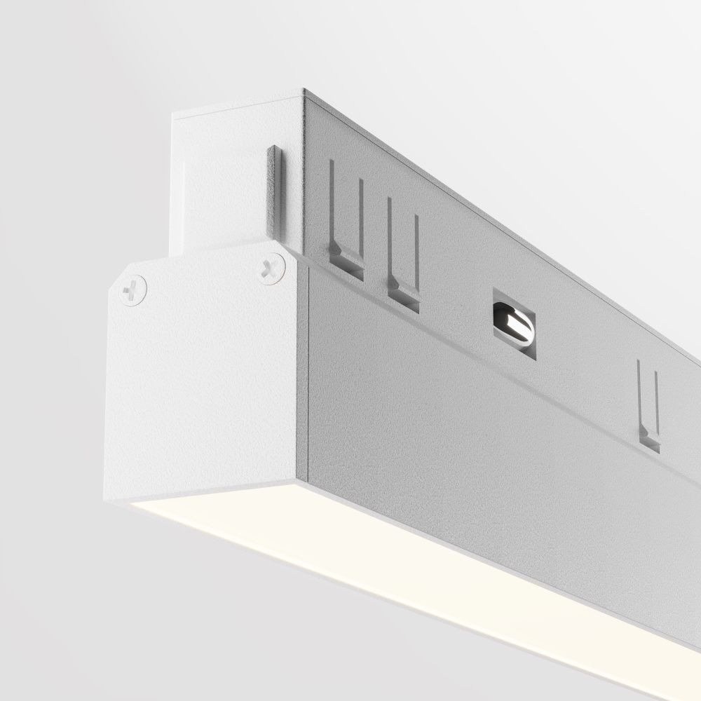 Трековый светильник Basis Exility 2700-6000K 12Вт 120° Dim Smart Zigbee, 30,4*2,2-4,4 см, LED*12W, Maytoni TR030-4-12WTW-DSZ-W, Белый
