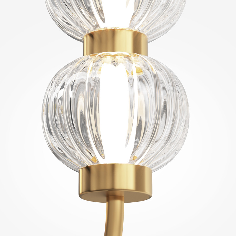 Бра 14,5*27,8*60,6 см, LED, 16W, 3000К, Maytoni Amulet MOD555WL-L11G3K золотой