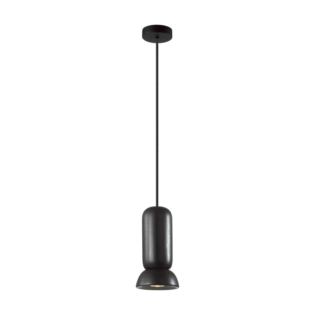 Подвес 11*11*120 см, 1 GU10*4W, Odeon Light Kerama, черный 5054/1D