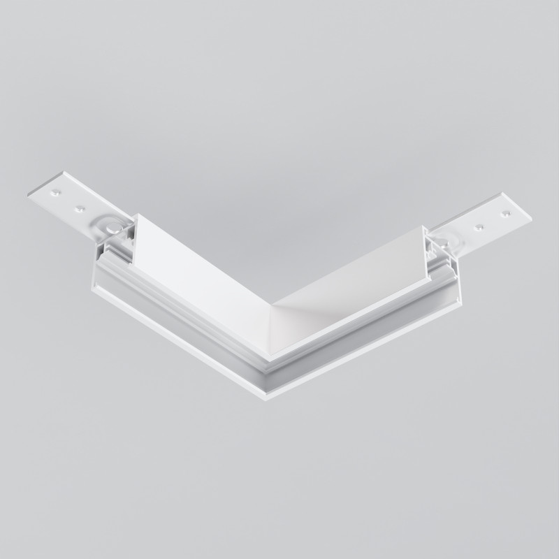 Коннектор угловой Exility накладной низкопрофильный 10*10*2,9 см, Maytoni Technical Accessories for tracks Exility TRAM034CL-41W белый
