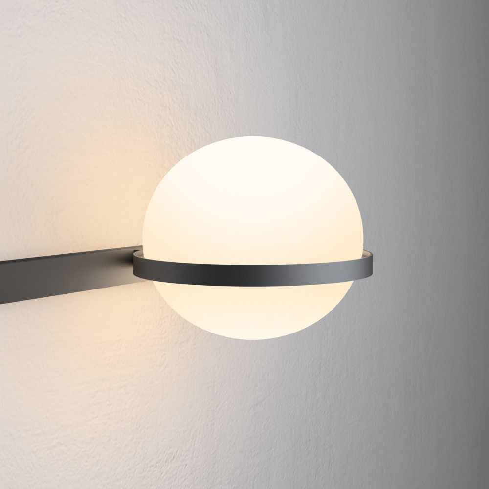 Бра PALMA Wall lamp 1 шар 55*25*22 см, 1*LED*9W, 3000, 4000, 6000K, ImperiumLoft 22.93726, Серый