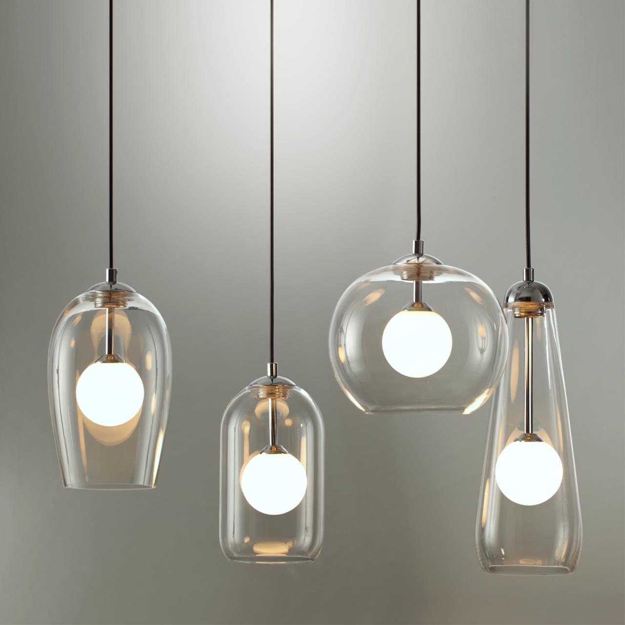 Подвесной светильник Диаметр 13 см Odeon Light Lostar 4953/1 Хром