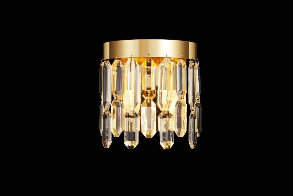 F6-ф220*H220 H GOLD / ЗОЛОТО Бра NW 2*40W (80W)*E14, Ø220 x H220, NewRgy H GOLD (Золото)
