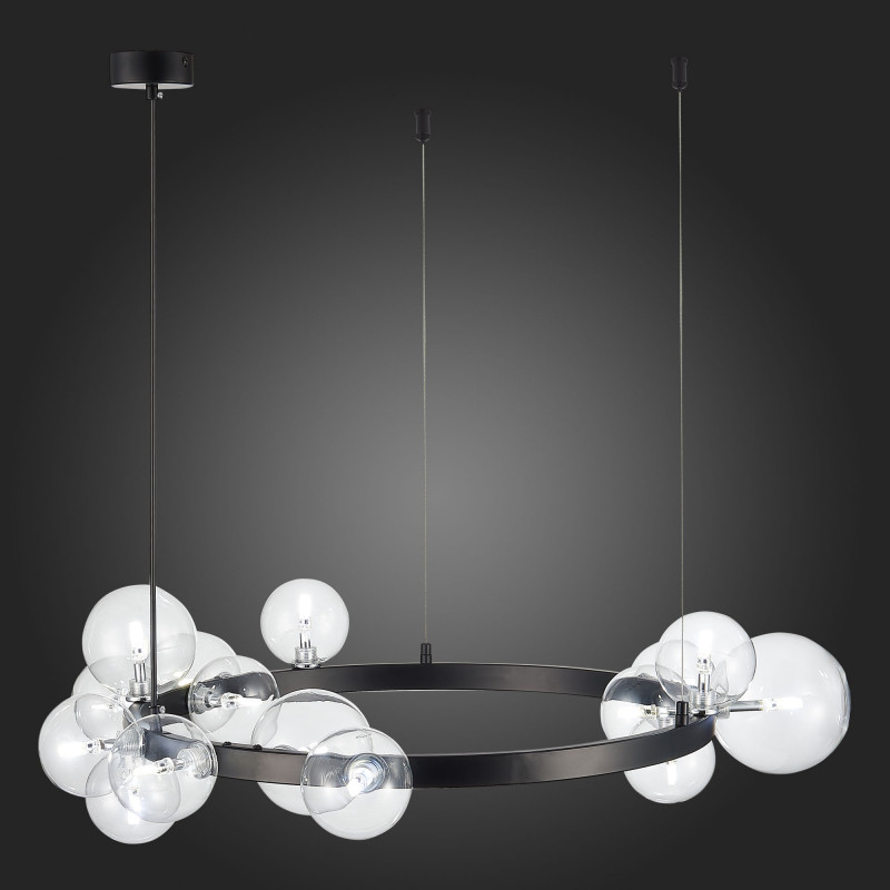 Светильник подвесной 90 см, 75W, 3000K ST LUCE NECTON SL1165.402.15 Черный