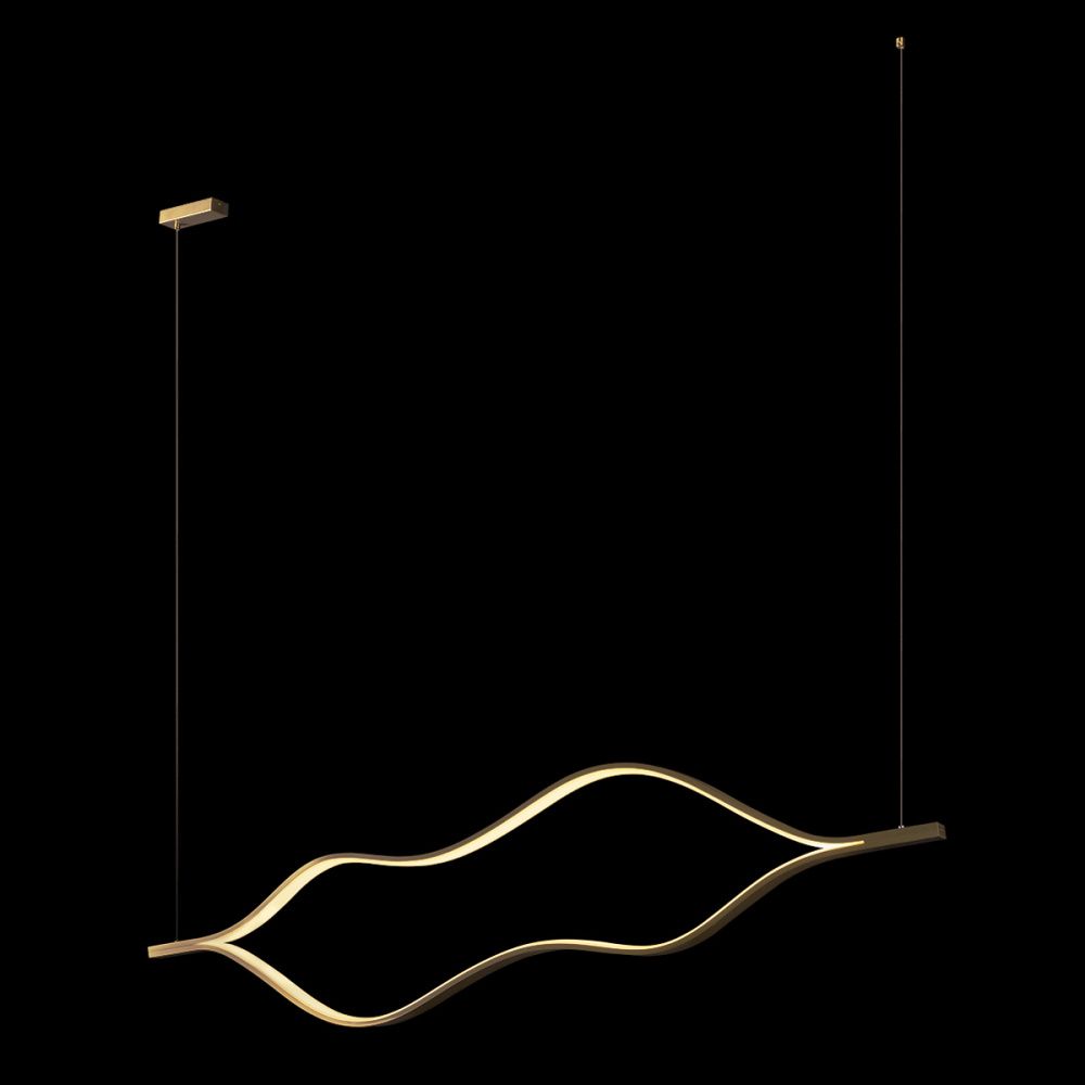 Подвесной светильник 160 см, 49W, 3000K, Loft IT Tape Light 10403/1600 AB