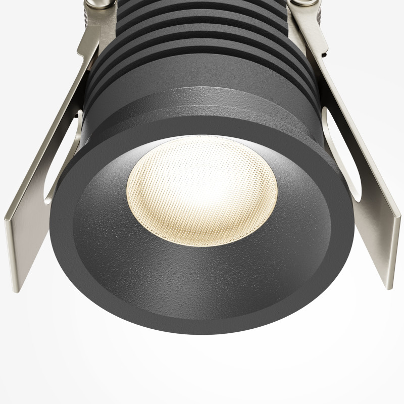 Встраиваемый светильник 3,9*3,9*5,1 см, LED, 7W, 3000К, Maytoni Technical MINI DL059-7W3K-B черный