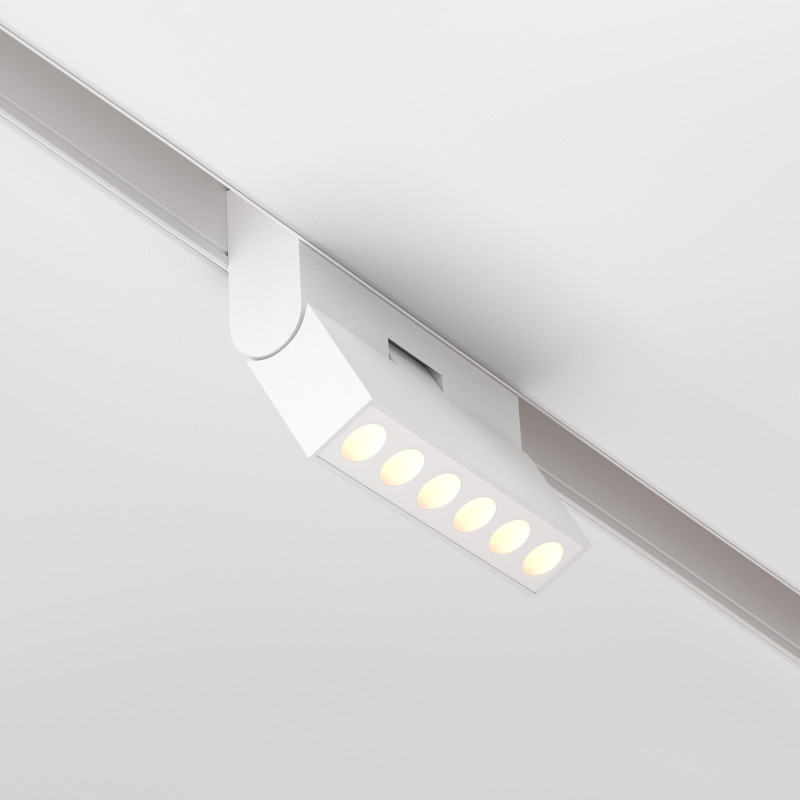 Трековый светильник 12 см*6W*3000К  Maytoni Technical Points Exility LED, Белый TR033-2-6W3K-W