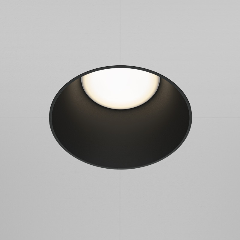 Светильник 14 см, Maytoni Downlight Share DL051-01-GU10-RD-WB, черный