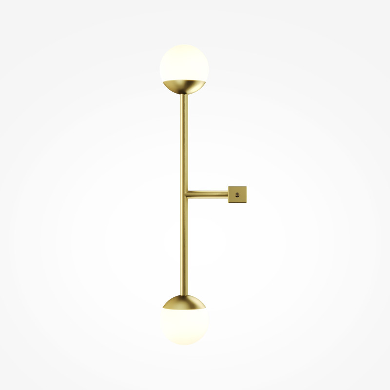 Бра 14,1*13*48 см, LED, 10W, 3000К, Maytoni TOUCH MOD285WL-L10BS3K латунный