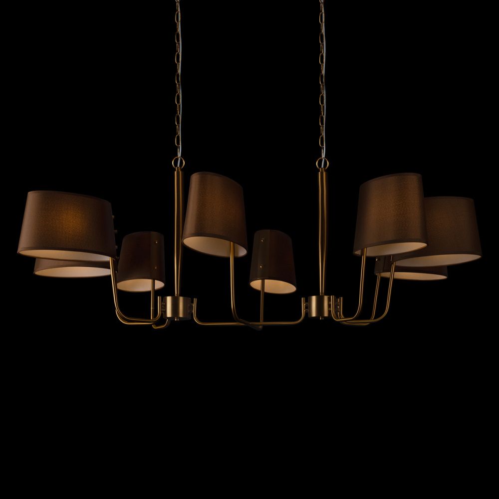 Подвесная люстра 137 см, Loft IT Hilton 10527/8 Brass, латунь