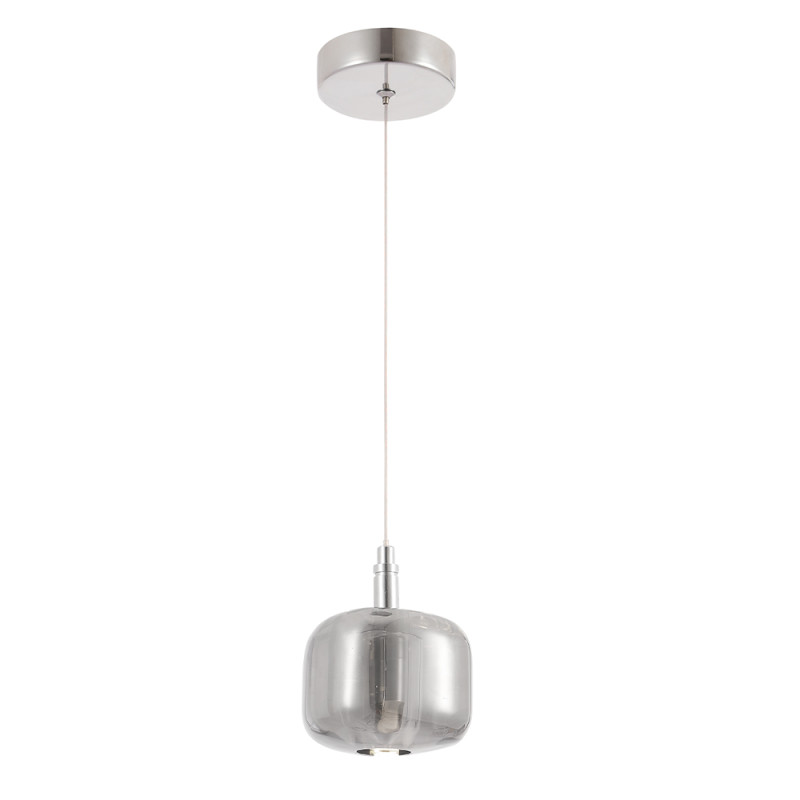 Светильник 10 см, Crystal Lux BOX SP1 CHROME/SMOKE, хром