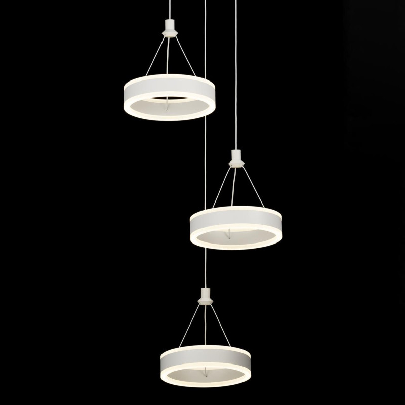Люстра 40*50/140 см, 60W, 4000K Citilux CL719030 Дуэт Белый 