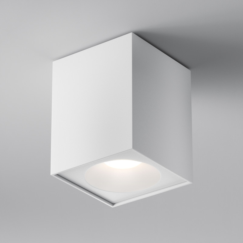 Светильник 9*9 см, GU10 50W, Maytoni Sirius C030CL-01W, белый